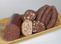 Grützwurst, Presskopf, Gutsfleischwurst, Bruchauer/Schneidewurst
